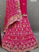 KcPc Pure Gaji silk Gharchola with Gotapatti work Lehenga Set BTU