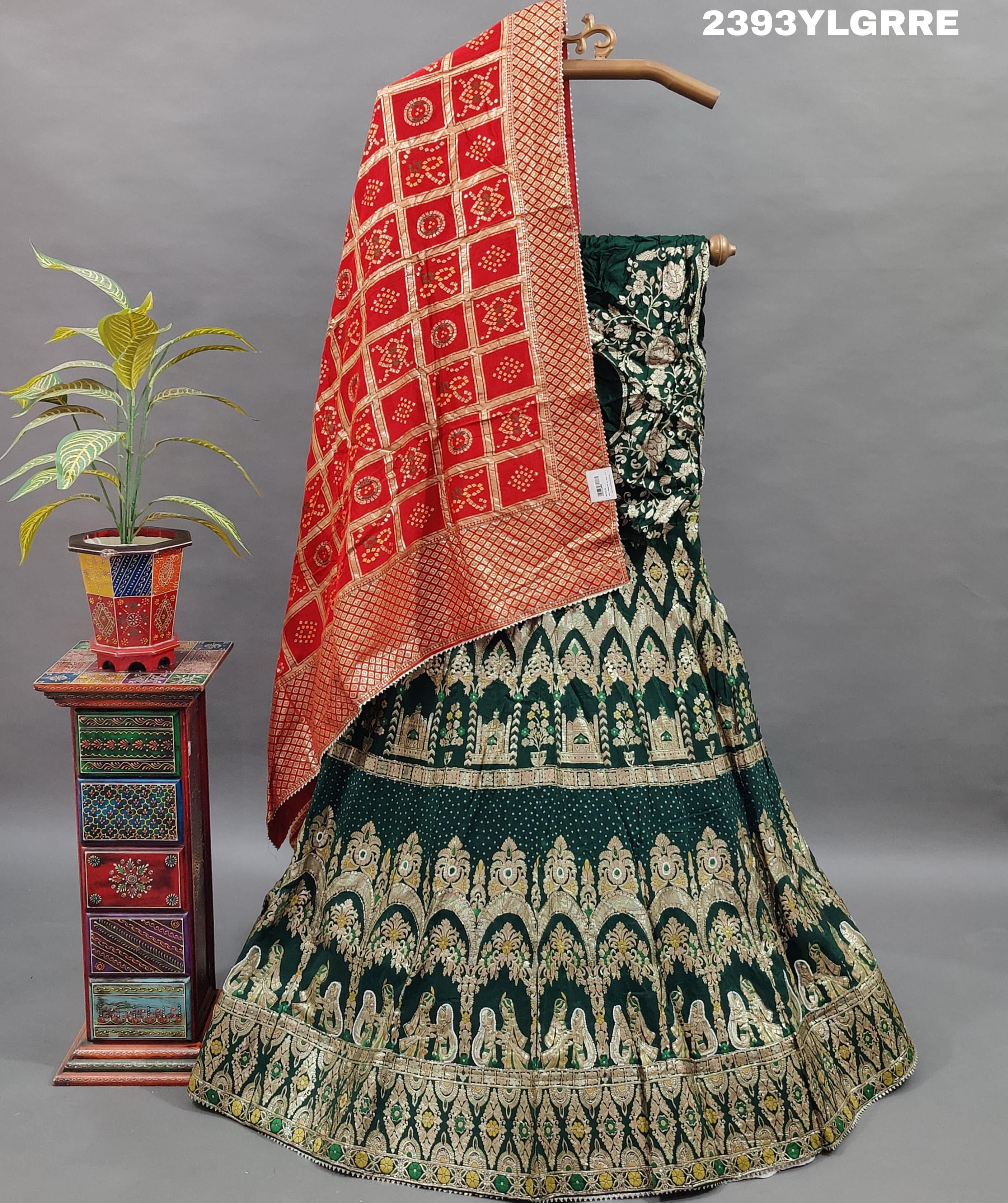 KcPc New Dola Silk Banarasi Style With CutdanaWorkLehenga RTK