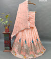 KcPc Elegant Chinon Silk Lehenga with Sequin and Gota patti Touches BTU