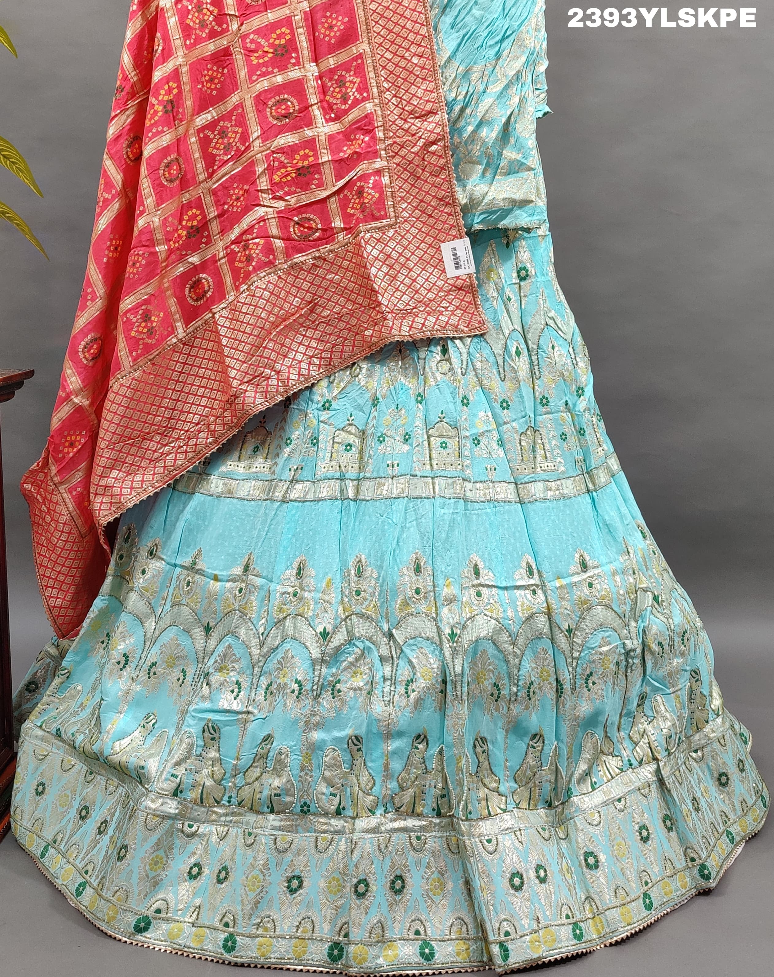 KcPc New Dola Silk Banarasi Style With CutdanaWorkLehenga RTK