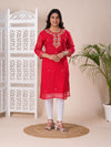 KcPc New Arrival Jaipuri Traditional Marwadi Gotapatti Long Straight KurtiKML