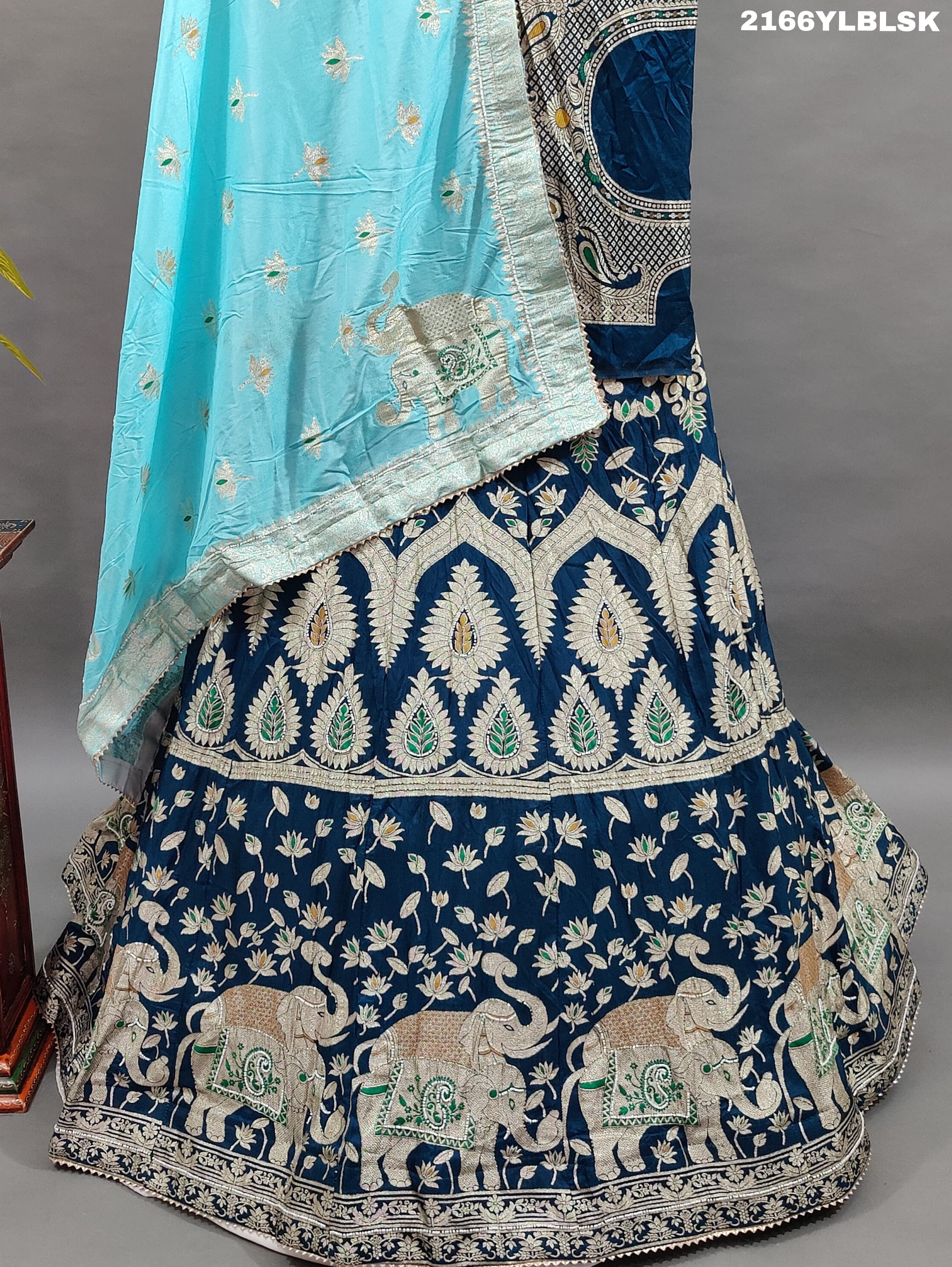 KcPc New Launch Upada Silk Banarasi Style Handwork Gotapatti Lehenga RTK