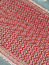 KcPc Special khaddi Georgette Bandhani Style Sequence embroidery Work Dupatta AMT