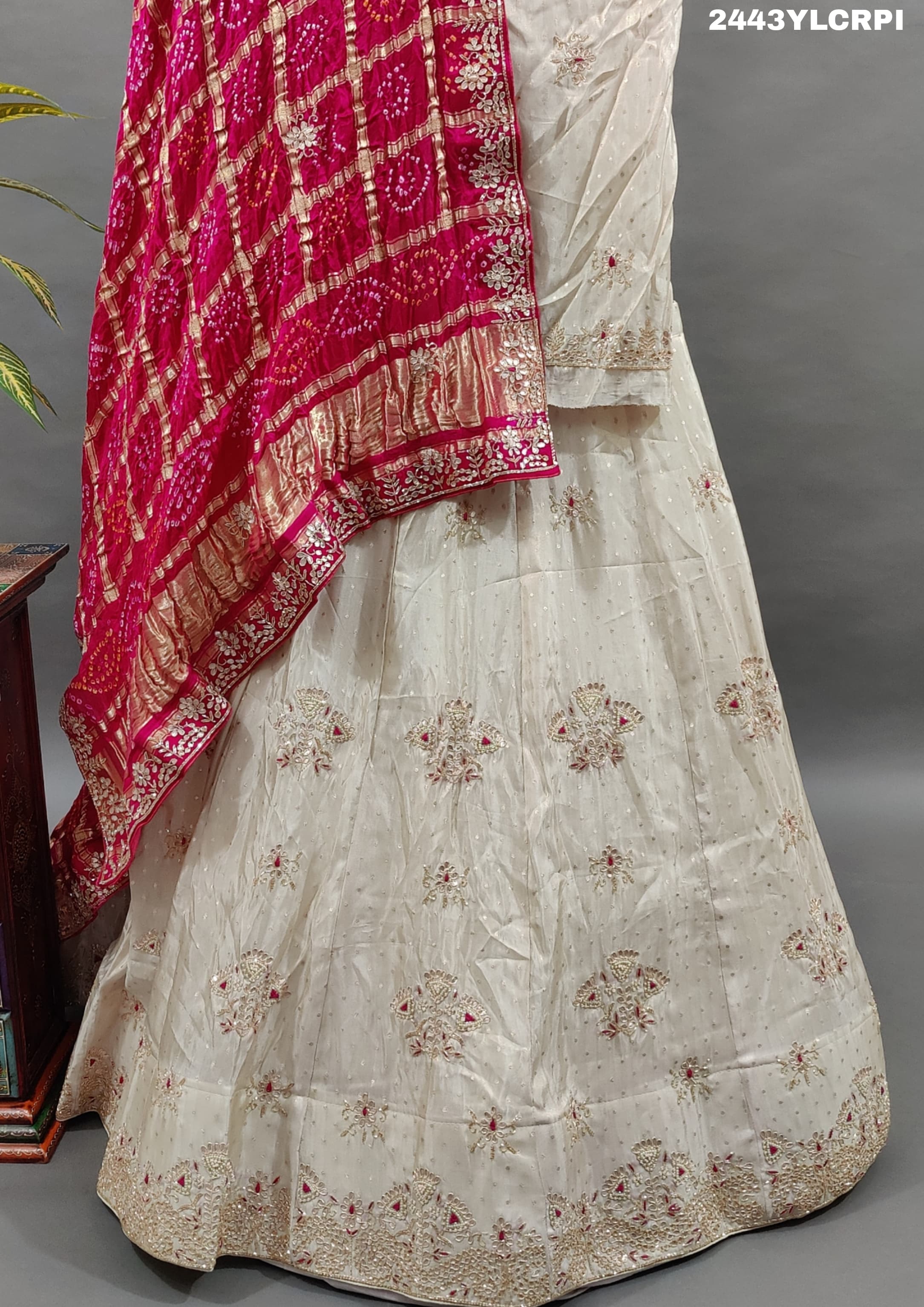 KcPc Special Upada Silk Bollywood Style Gotapatti Work Lehenga BTU