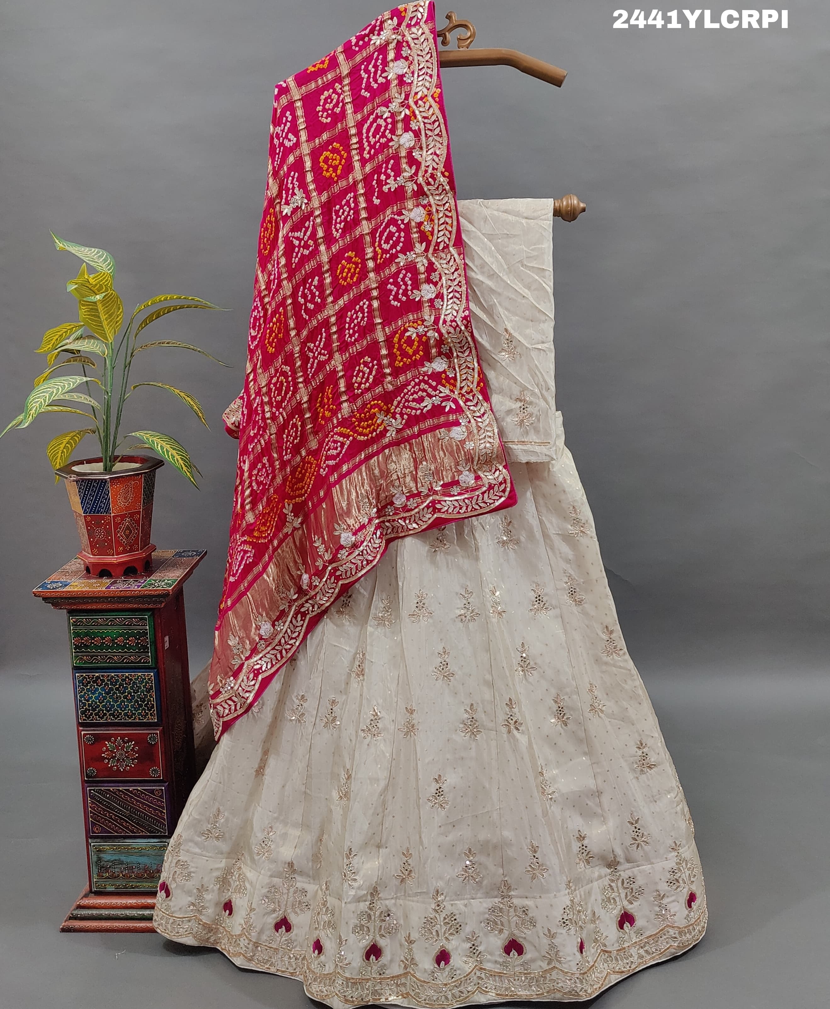 KcPc Special Upada Silk Bollywood Style Gotapatti Work Lehenga BTU