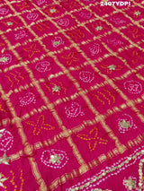 KcPc New Launch Pure Gaji Silk Gota Patti Work Dupatta AMT
