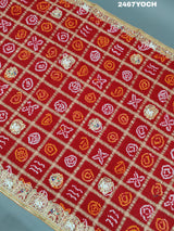 By New Classic Traditional Gaji Silk Dupatta for Special Occasions