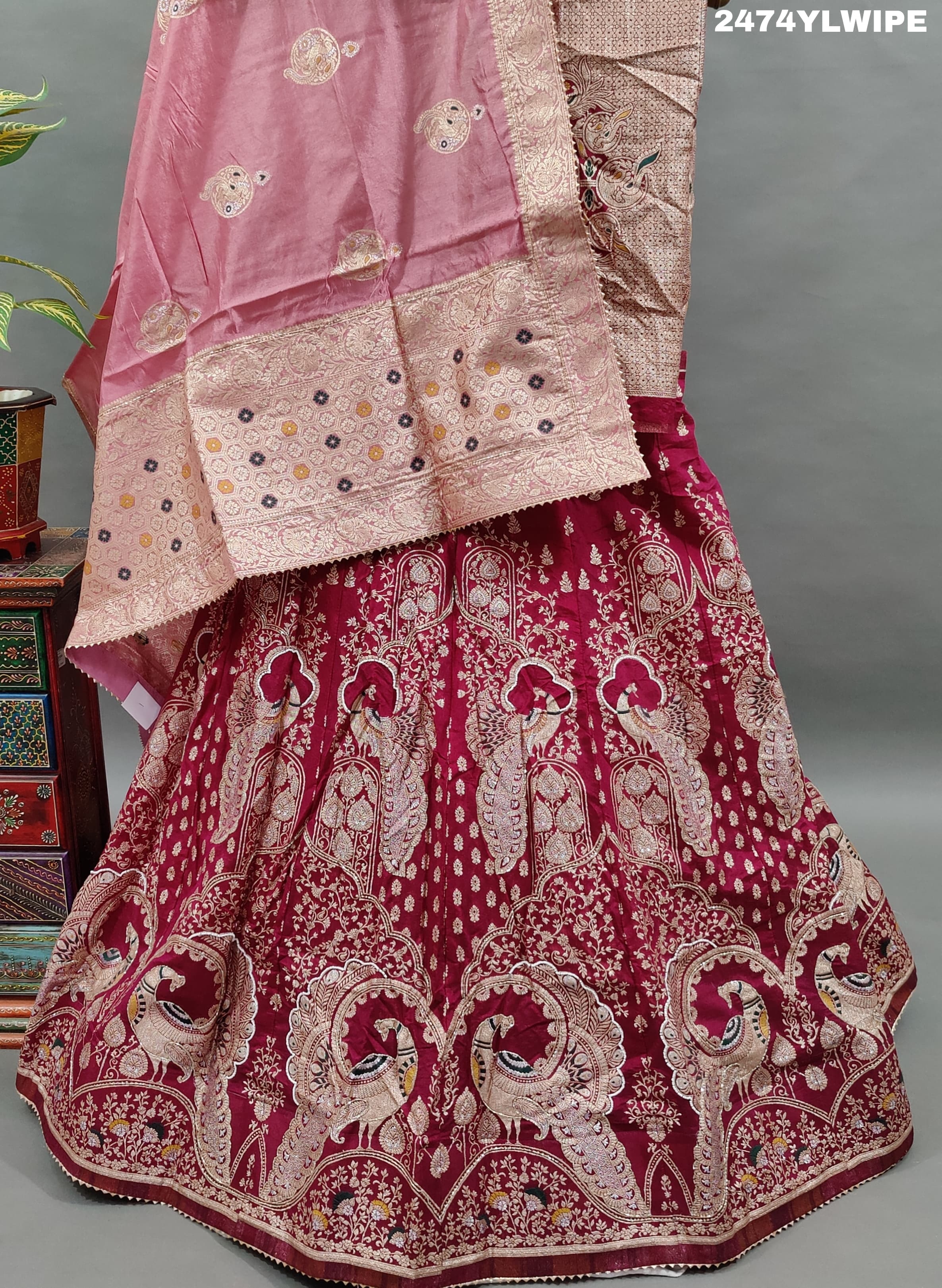 KcPc New Classic Banarasi Look Upada Silk Lehenga with Rich Cutdana Work BTU