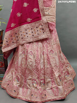 KcPc New Lehenga in Upada SilkBanarasi Pattern and Cutdana Work BTU