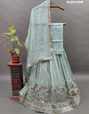KcPc New Latest Chinon Silk Lehenga with Sequin and Gota patti Touches BTU