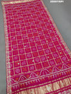 KcPc New Pure Gaji Silk Bandhani Gotapatti Designer Jaipuri Traditional Dupatta AMT