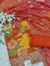KcPc New Chinon Silk Printed Style With Cutdana Tari work Suit CSA