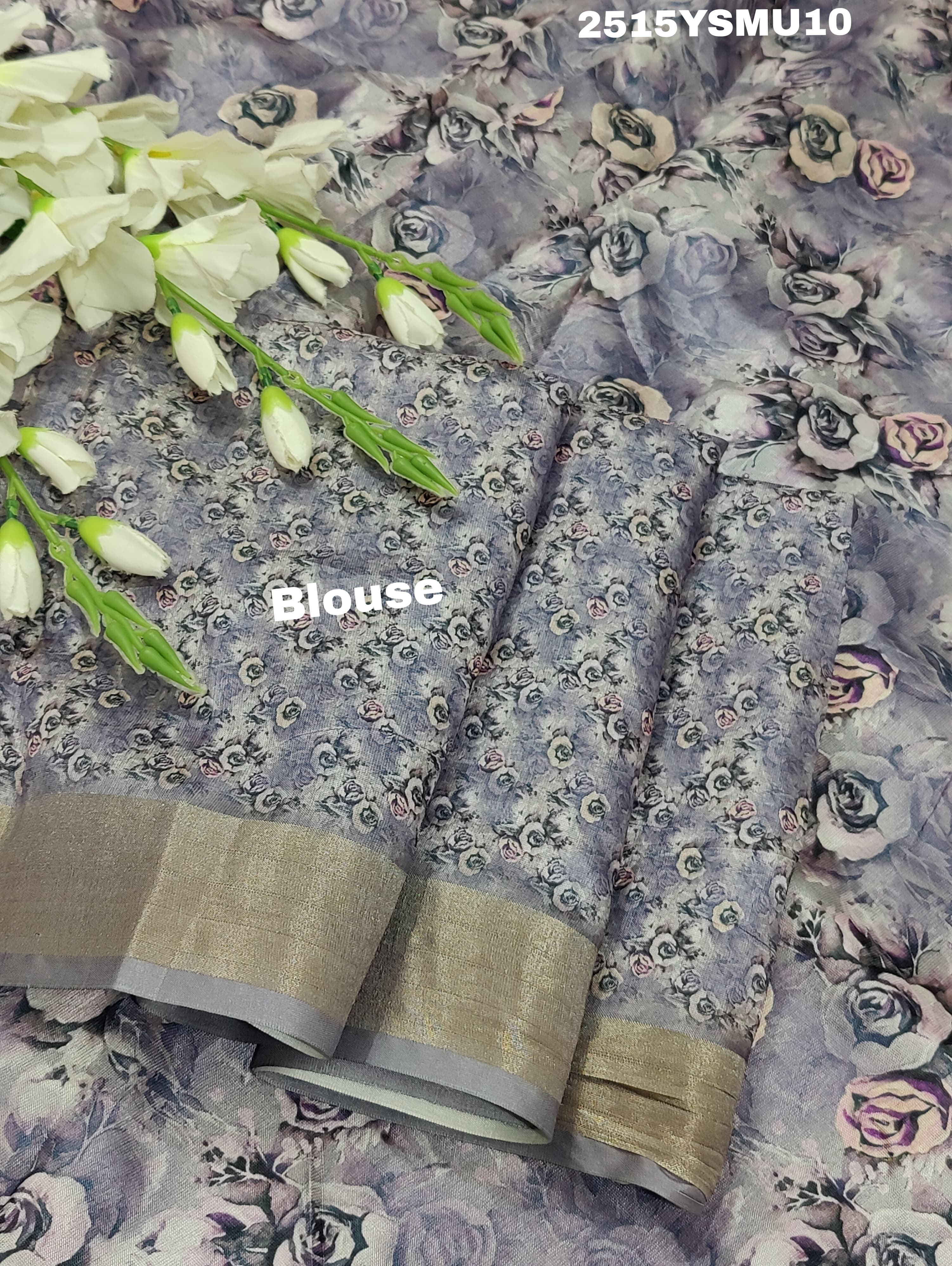 KcPc New Special Cotton silk Printed Style With Zari Border Saree GAN