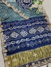 By Bandhani Saree With Party Wear