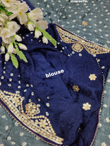 By Bandhani Saree With Party Wear