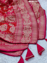 KcPc Latest Khaddi Geoegette Bandhani Style Dupatta RG