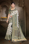 KcPc Elegant Festive Saree in Banarasi Dola Silk With Blouse DC