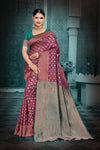 KcPc New Dola Silk Banarasi Saree with Fancy Palu DC