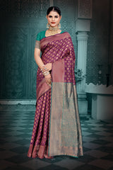 KcPc New Dola Silk Banarasi Saree with Fancy Palu DC