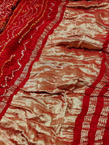 By Traditional Bandhani Saree With Wedding Wear