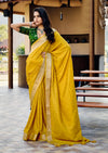 By Latest Saree in Rich Dola Silk Fabric With Festive Wear
