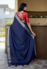 By Latest Saree in Rich Dola Silk Fabric With Festive Wear