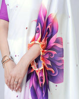 Bollywood Party Wear Saree in Crepe Silk Fabric under 1500