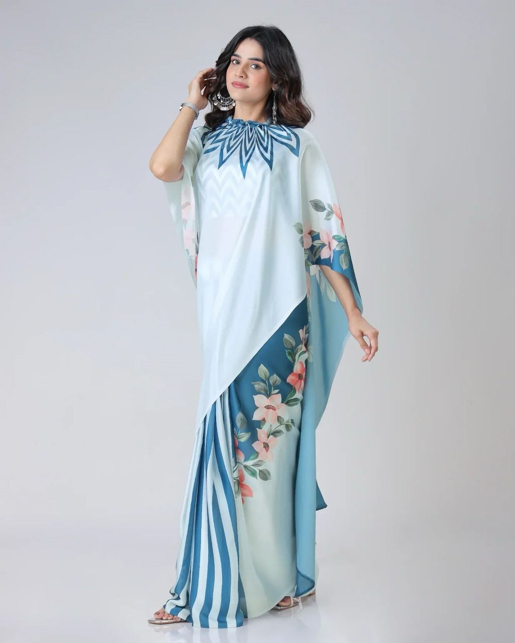Bollywood Party Wear Saree in Crepe Silk Fabric under 1500