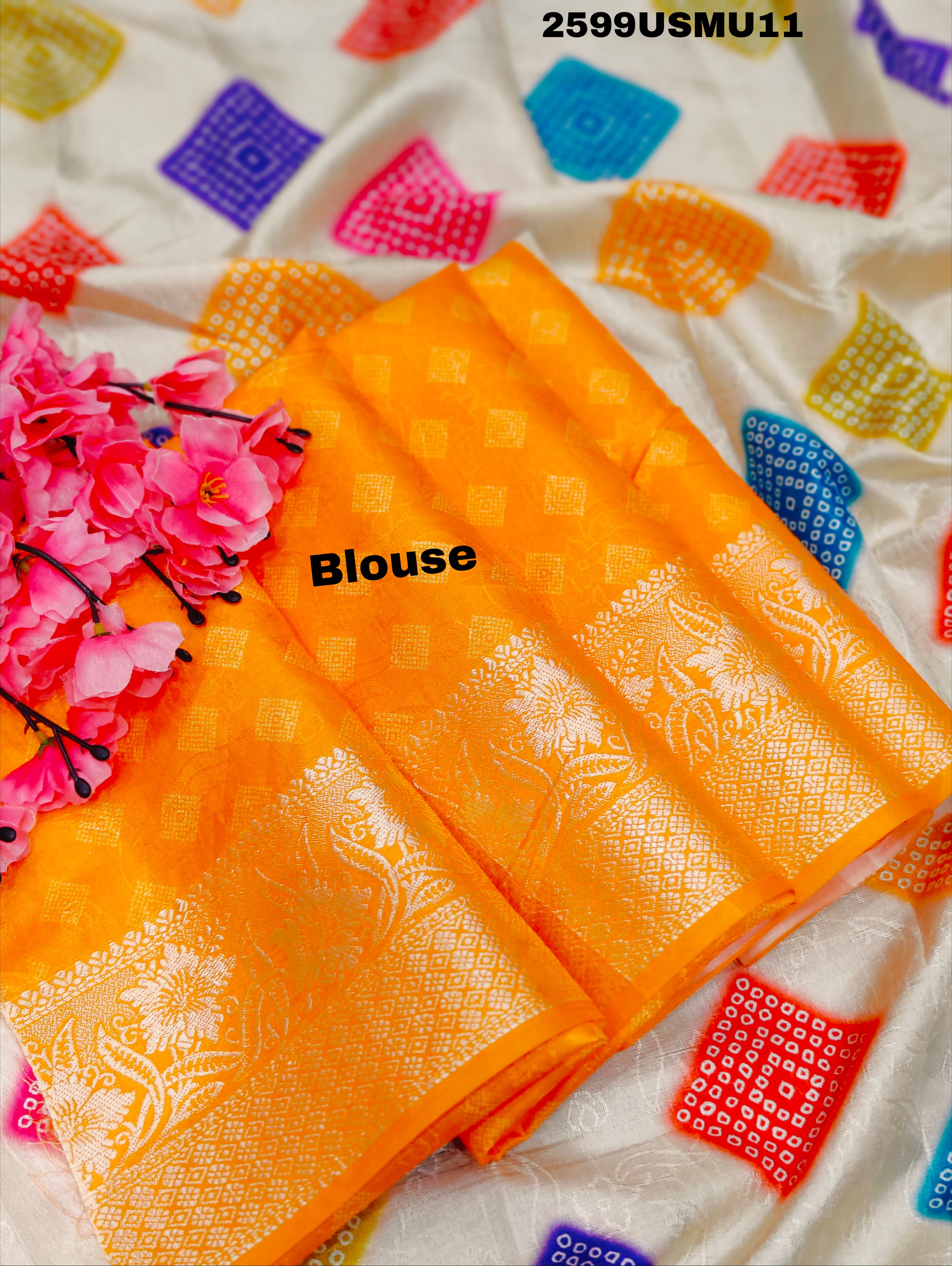 By New Dola Silk Bollywood Style With Zari border Saree