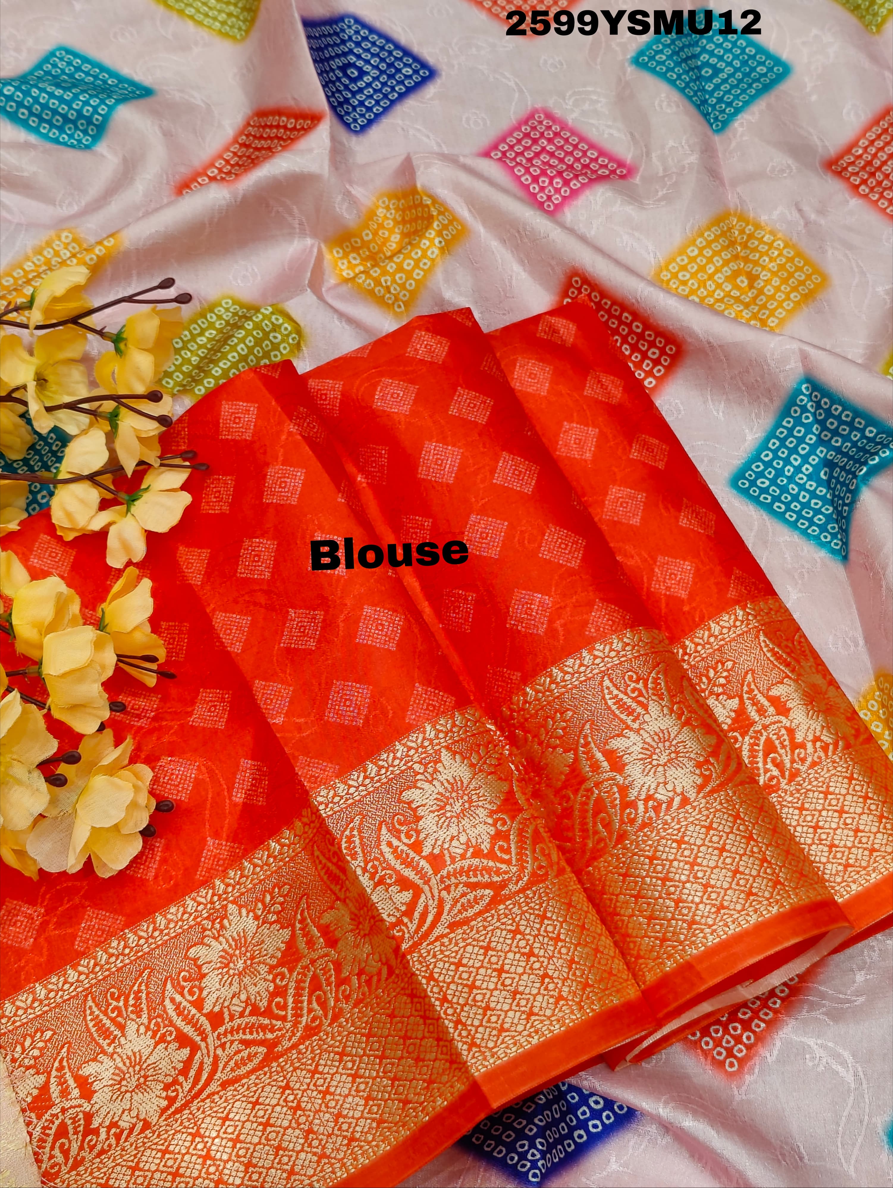 By New Dola Silk Bollywood Style With Zari border Saree