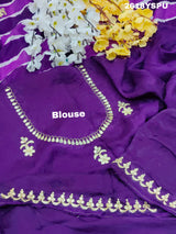 New Chinon Leheriya Style with Gotapatti Work Saree