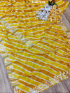 By Latest New Pure Taser Organza Leheriya With Gotapatti WorkSaree