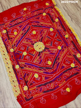 By New Ojariya Bandhani Style With Bel Buti Work Odhna