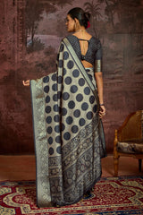 By Ajrakh Saree