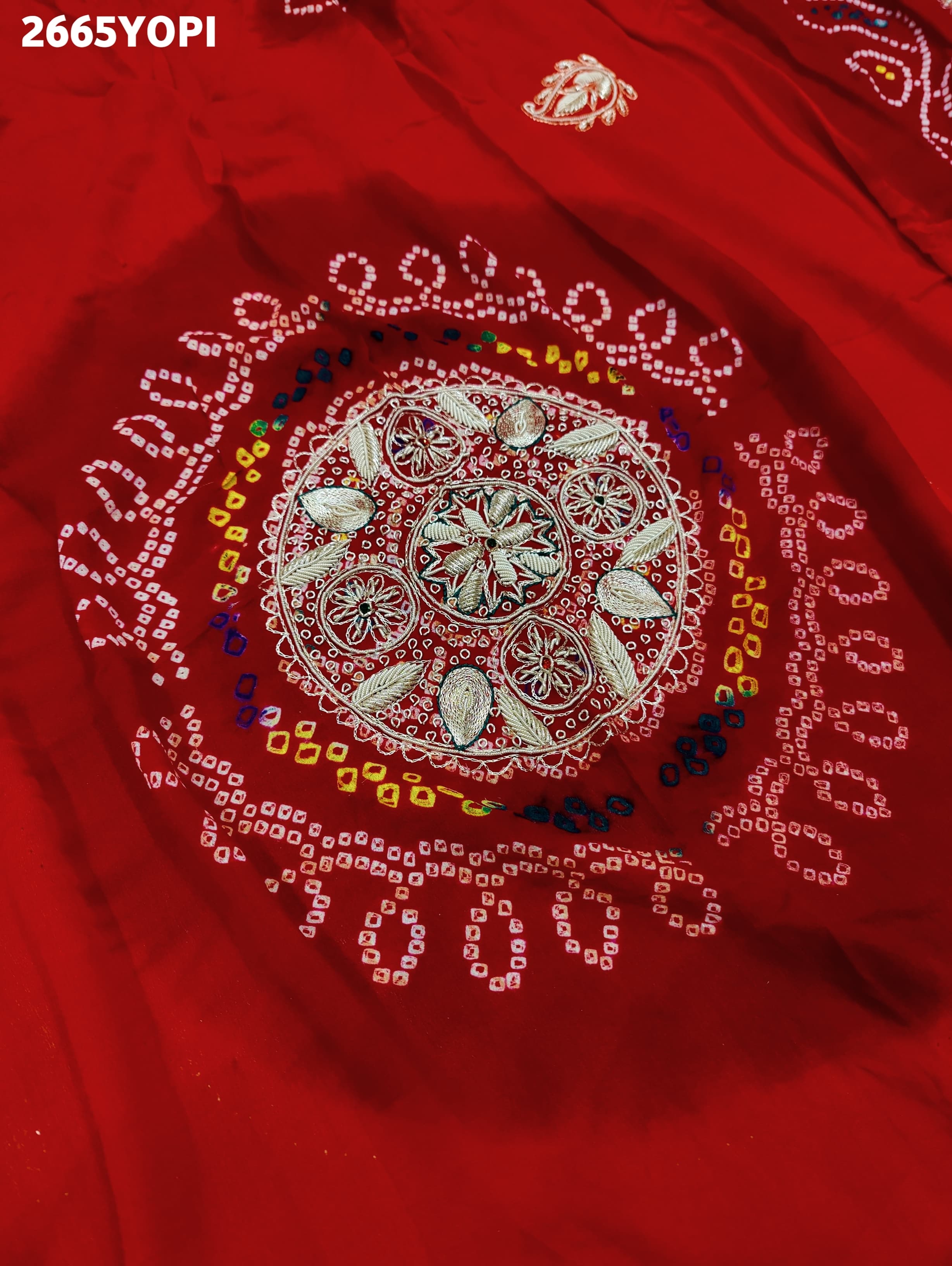 By New Pure Ojariya Fabric with Handcrafted Zardosi Work Odhna
