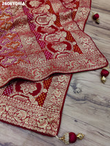 KcPc New Georgette Banarasi Style With Zari weaving Work Dupatta MOH