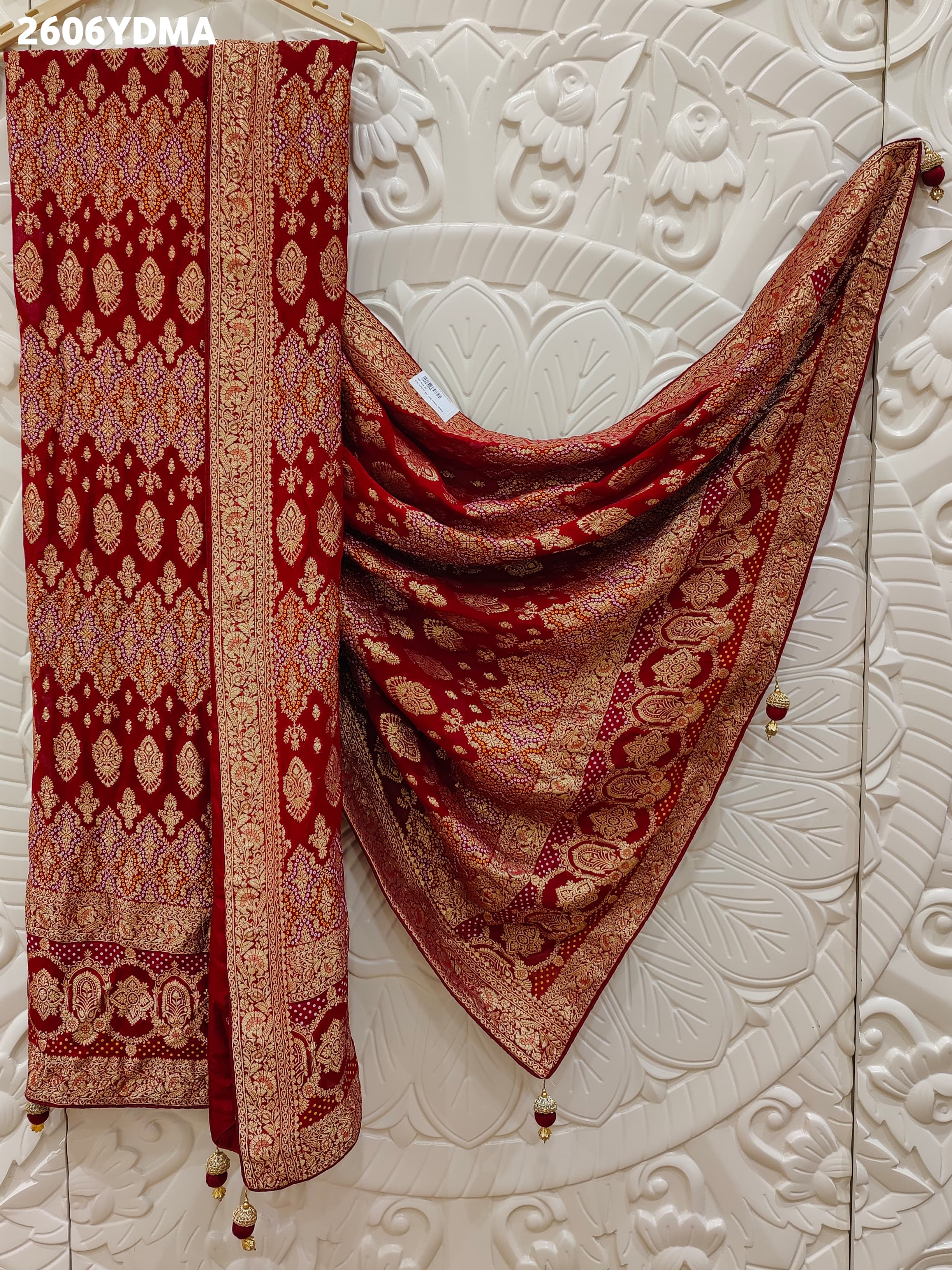 KcPc New Georgette Banarasi Style With Zari weaving Work Dupatta MOH