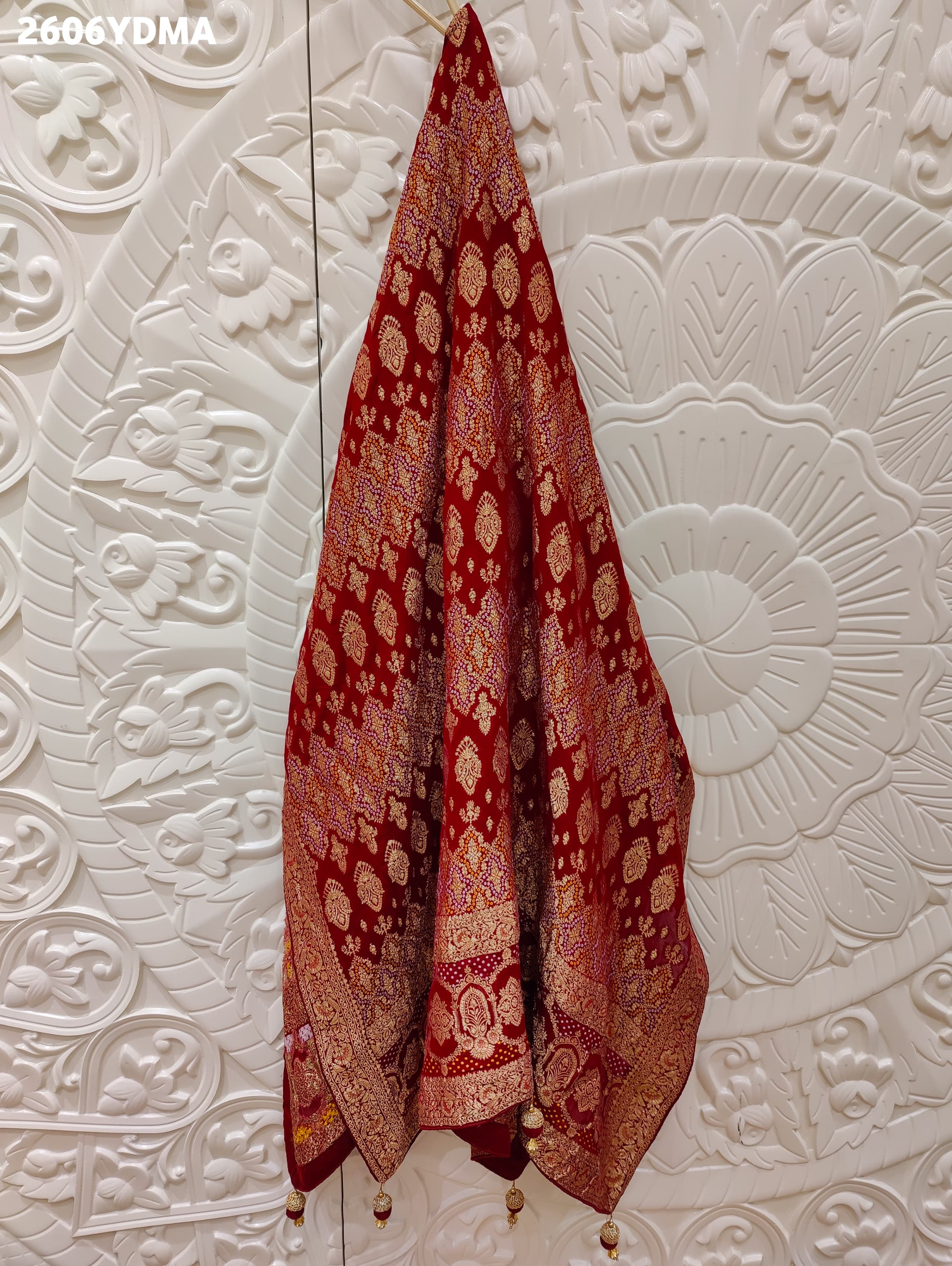 KcPc New Georgette Banarasi Style With Zari weaving Work Dupatta MOH