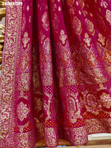 KcPc New Beautiful Georgette Banarasi Style With Zari weaving Work Dupatta MOH