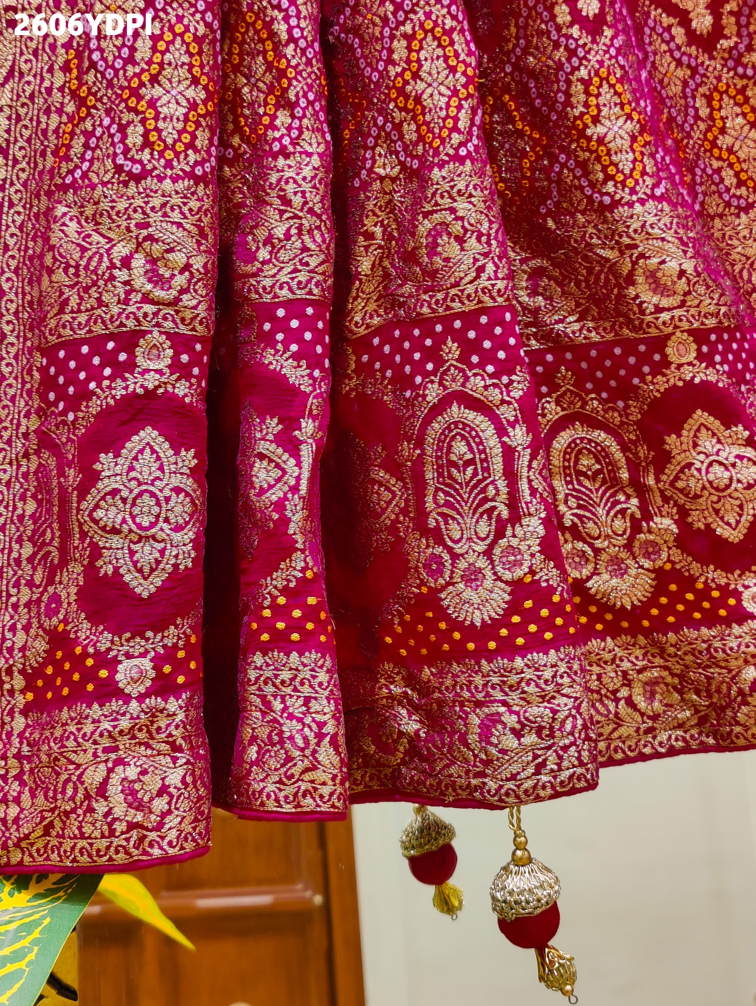 KcPc New Beautiful Georgette Banarasi Style With Zari weaving Work Dupatta MOH