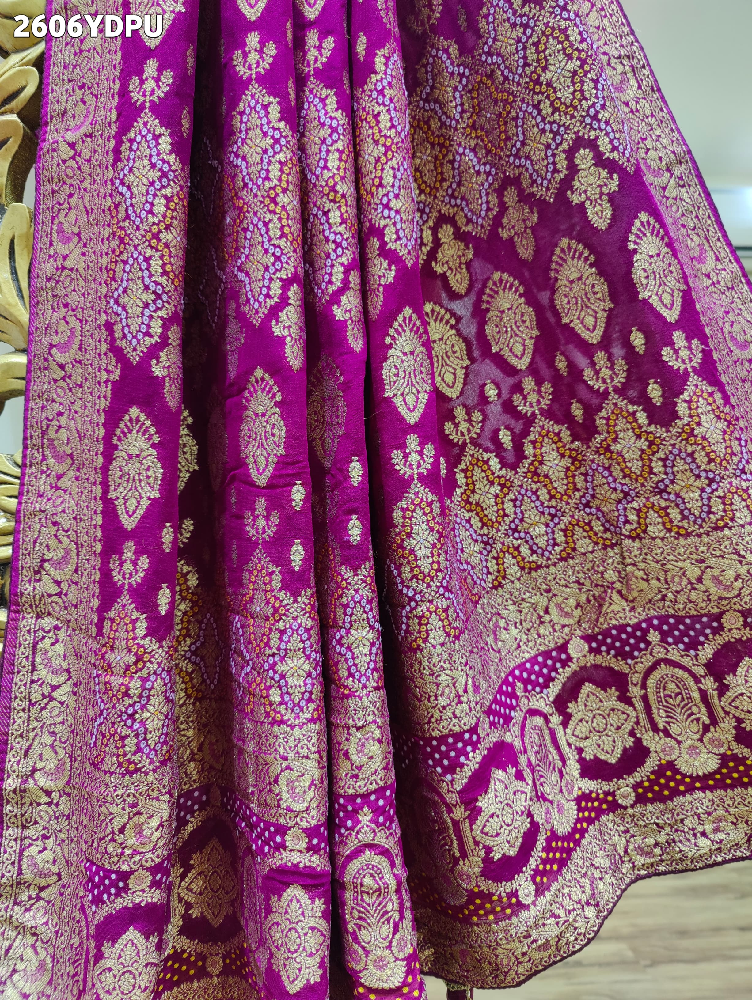 KcPc New Launch Georgette Banarasi Style With Zari weaving Work Dupatta MOH