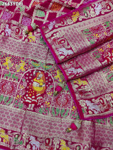 By KalamkariSaree With Traditional Wear