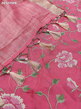 ByNew Spiceal HO Silk Banarasi Style With Kashida Work Saree