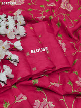 ByNew Spiceal HO Silk Banarasi Style With Kashida Work Saree