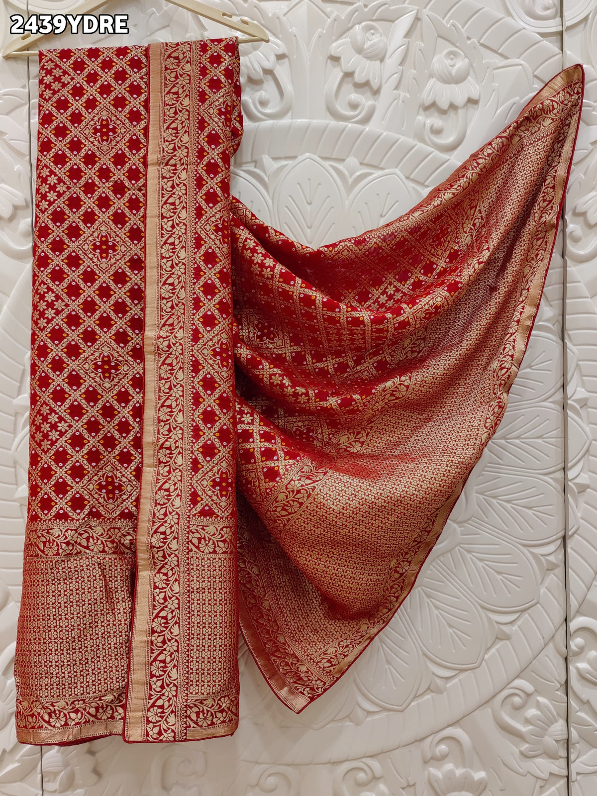 KcPc New Latest Georgette Banarasi Style With Zari weaving Work Dupatta SATISH