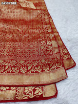 KcPc New Latest Georgette Banarasi Style With Zari weaving Work Dupatta SATISH