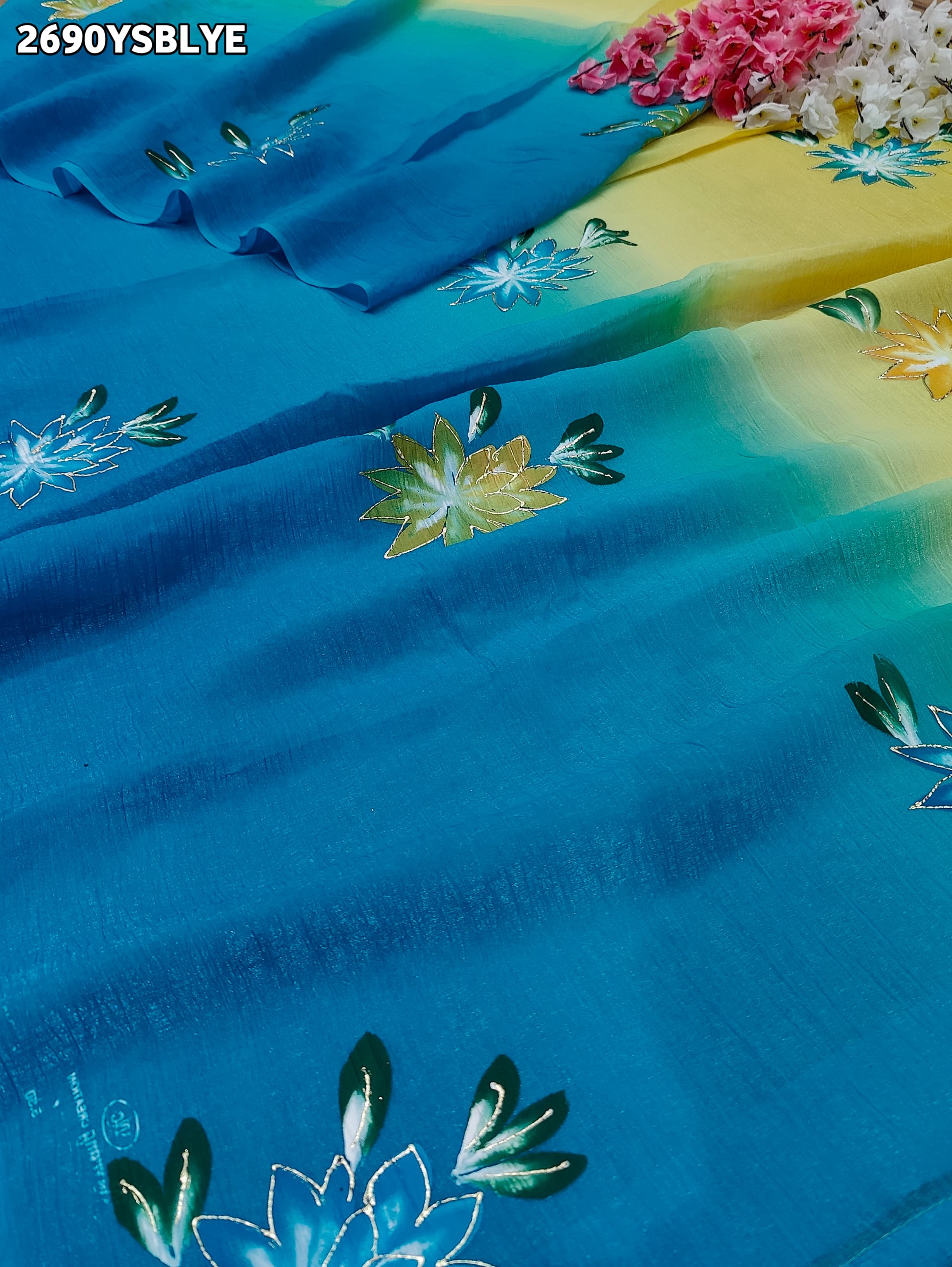 By Printed Style SareeWith Casual wear