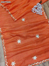Leheriya Style With Gotapatti Work Saree uner 2000
