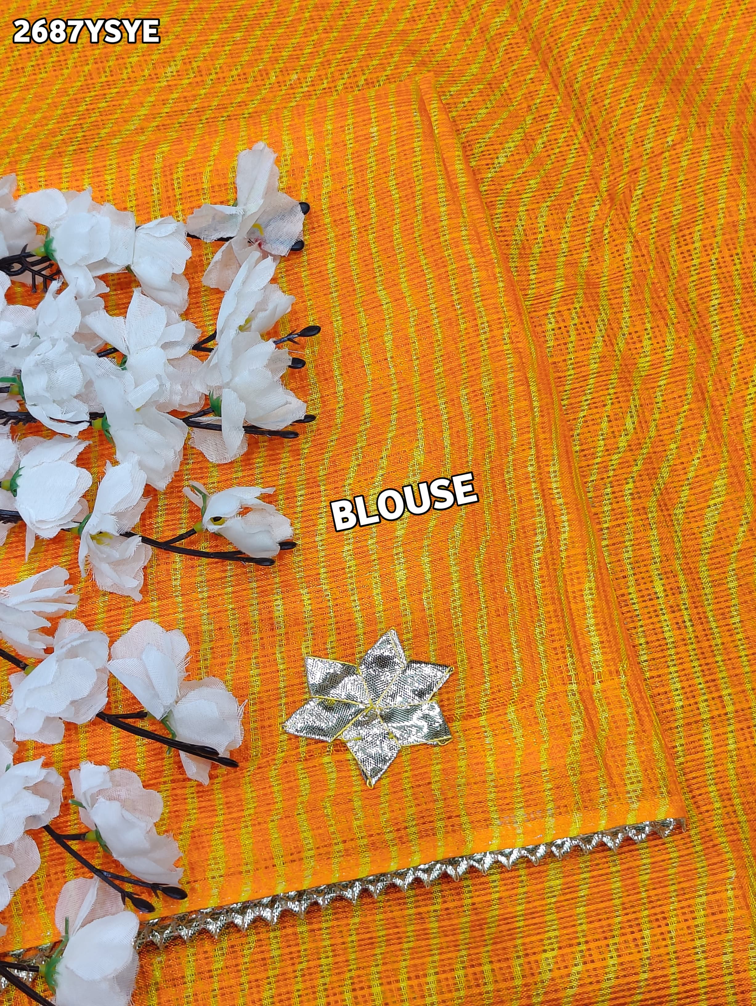 Leheriya Style With Gotapatti Work Saree uner 2000