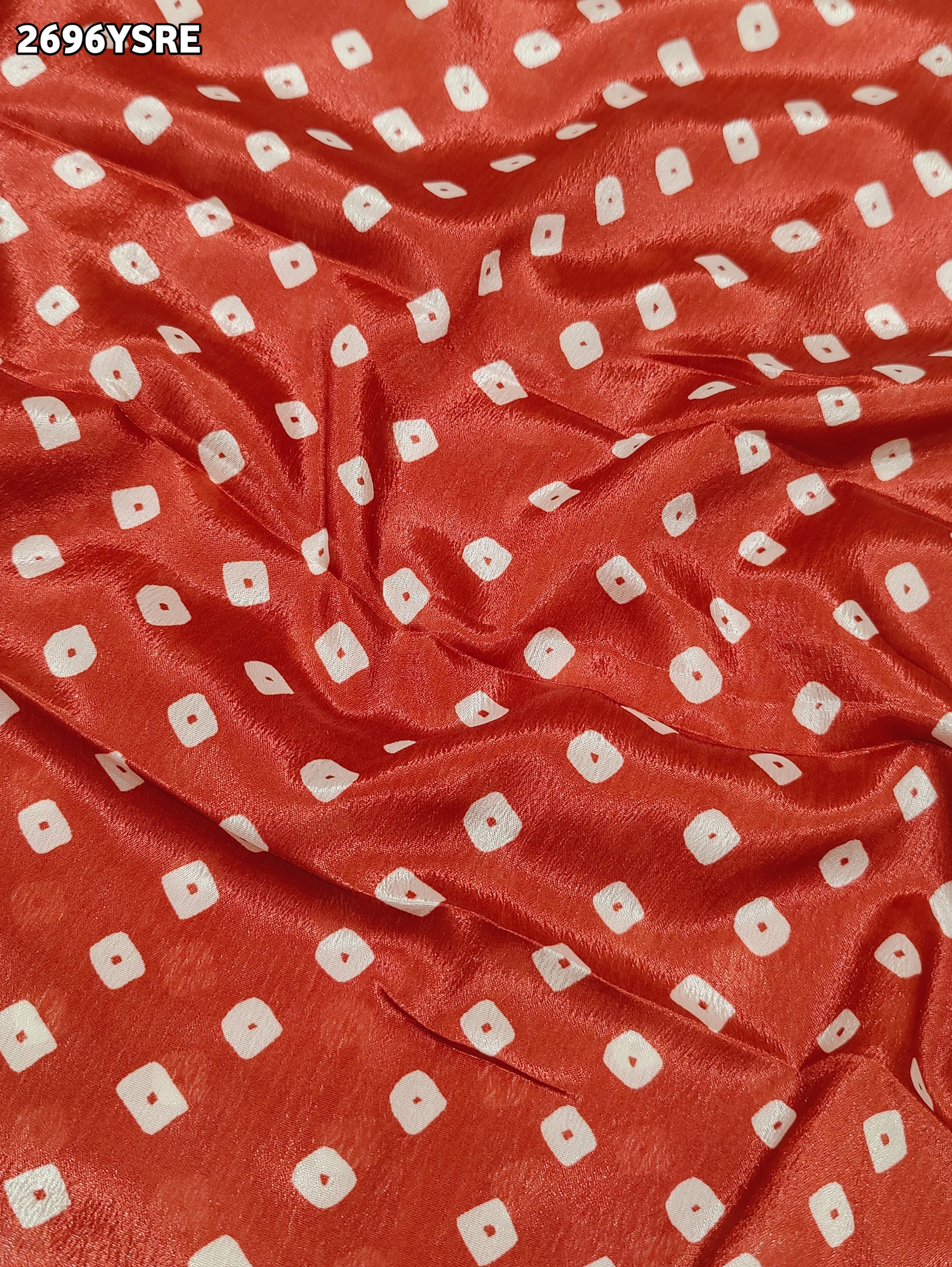 Silk Bandhani in Ajrakh Style With Office Wear Saree under 2000